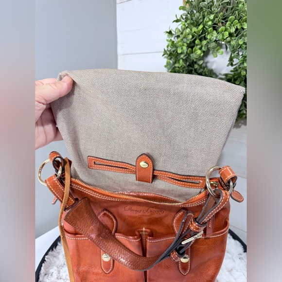 Dooney & Bourke Florentine Leather Lucy Hobo – Bruschetta - Picture 15 of 17